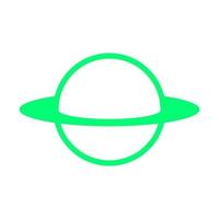 Planet on a white background vector
