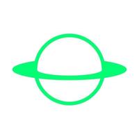 Planet on a white background vector