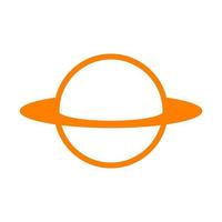Planet on a white background vector
