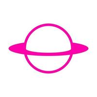 Planet on a white background vector