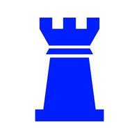 Chess pawn on white background vector