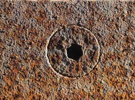 brown rusted steel texture background photo