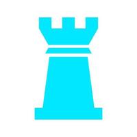 Chess pawn on white background vector