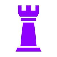 Chess pawn on white background vector