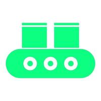 Conveyor belt on white background vector