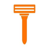 Razor on a white background vector