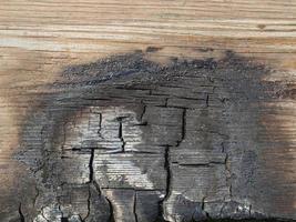 Burned wood texture photo