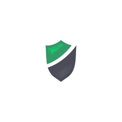 Illustration Vector Graphic of Green Shield. Perfect to use for Technology Company