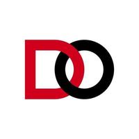 Illustration Vector Graphic of Modern DO Letter Logo. Perfect to use for Technology Company
