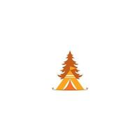 Illustration Vector Graphic of Camp Logo. Perfect to use for Recreation or Outdoor Camping Company