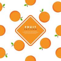 Fondo de fruta naranja creativa mínima. composición horizontal moderna. vector