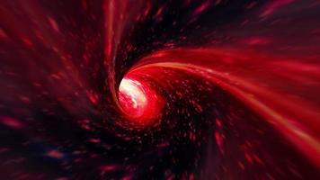 lila roter Hyperspace Warp Tunnel durch die Zeit a video