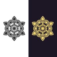 mandala - vector logo icon illustration