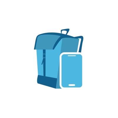 Illustration Vector Graphic of Backpack Store Logo. Perfect to use for Technology Company