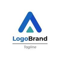 Una plantilla de diseño de logotipo de letra moderna para empresas vector