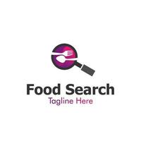 Illustration Vector Graphic of Food Search Logo. Perfect to use for Food Company