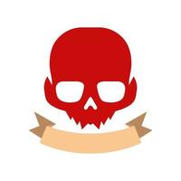 Illustration Vector Graphic of Skull Logo. Perfect to use for Technology Company
