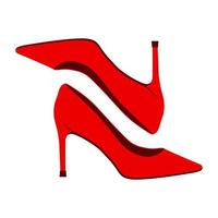 gráfico de vector de ilustración del logotipo de tacones altos. perfecto para usar en empresas de moda