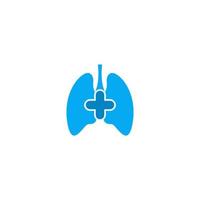 gráfico de vector de ilustración de cuidado de los pulmones. perfecto para utilizar en empresas del sector sanitario