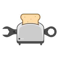 Illustration Vector Graphic of Toaster Logo. Perfect to use for Technology Company