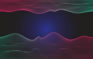 modern wave background vector