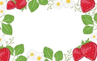strawberry handdrawn background