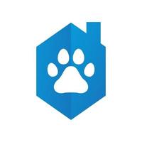 Illustration Vector Graphic of Paws House Logo. Perfect to use for Animal Defending Company