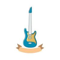 Illustration Vector Graphic of Guitar Store Logo. Perfect to use for Music Company