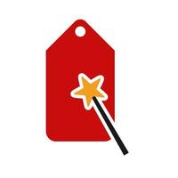 Illustration Vector Graphic of Star Price Tag Logo. Perfect to use for Technology Company