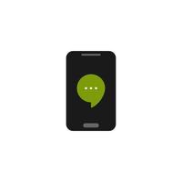 Illustration Vector Graphic of Chatting Application. Perfect to use for Technology Company