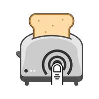 Illustration Vector Graphic of Toaster Logo. Perfect to use for Technology Company