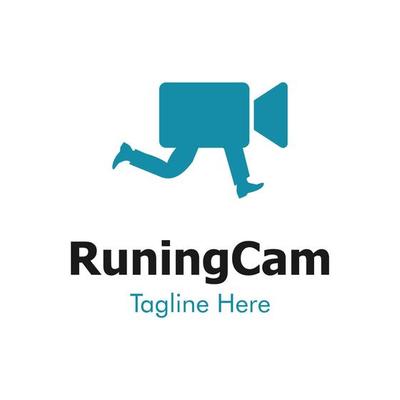 Illustration Vector Graphic of Running Camera Logo. Perfect to use for Technology Company