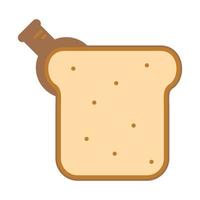 Illustration Vector Graphic of Bread Logo. Perfect to use for Technology Company