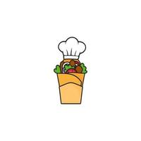 Modern Kebab Logo vector