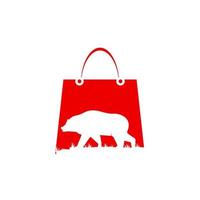 Illustration Vector Graphic of Grizzly Bear Store Logo. Perfect to use for Technology Company