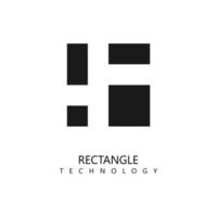 Rectangle Technology icon. Trendy flat vector Rectangle Technology icon on white background, vector illustration can be use for web and mobile