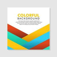 Minimal Creative Colorful Background. Modern Horizontal Composition. Abstract Illustration. vector