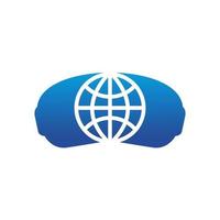Illustration Vector Graphic of World In Virtual Reality. Perfect to use for Technology Company