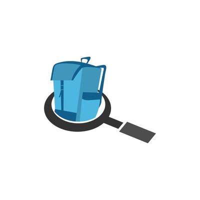 Illustration Vector Graphic of Backpack Store Logo. Perfect to use for Technology Company