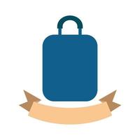 Illustration Vector Graphic of Suitcase Logo. Perfect to use for Technology Company