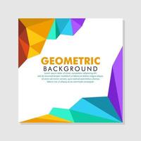 Creative Colorful Geometric Background. Modern Horizontal Composition. Abstract Illustration. vector