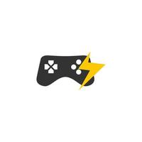 Illustration Vector Graphic of Thunder Joystick Logo. Perfect to use for Technology Company