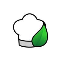 gráfico de vector de ilustración del logotipo de chef de naturaleza. perfecto para usar en empresas de alimentos