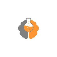 Illustration Vector Graphic of Science Brain. Perfect to use for Technology Company
