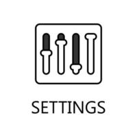 Setting icon. Trendy flat vector Setting icon on white background, vector illustration can be use for web and mobile