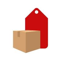 Illustration Vector Graphic of Package Price Tag Logo. Perfect to use for Technology Company