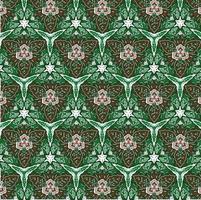 diseño de patrón de adorno de batik vintage vector