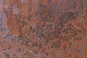 óxido en textura de fondo de pared de acero metálico. foto