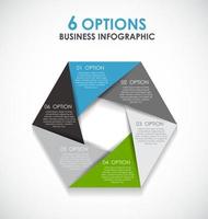 plantillas de infografía para la ilustración de vector de negocio. Eps10