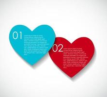 Love Infographic Templates for Business Vector Illustration. EPS10